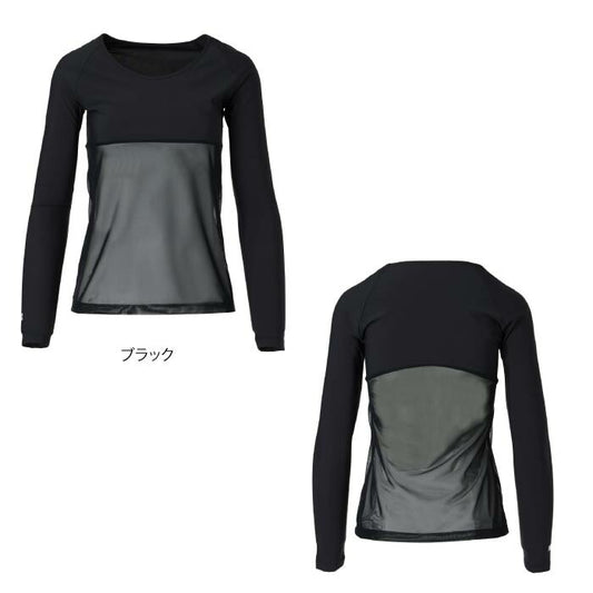 WAAC ワック ゴルフウェア レディース WOMEN ライトナイロンクルーネックインナー 接触冷感 UVカット 072259051