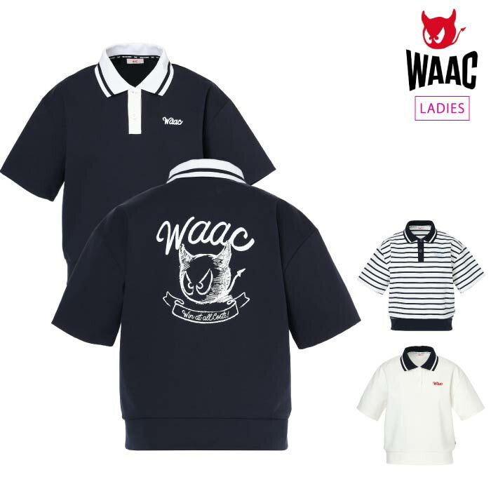 Waac Golf チェッカーパターン ゴルフシャツ ゴルフシャツ waacゴルフ ワック WAAC メンズ ゴルフウェア PLAYERS