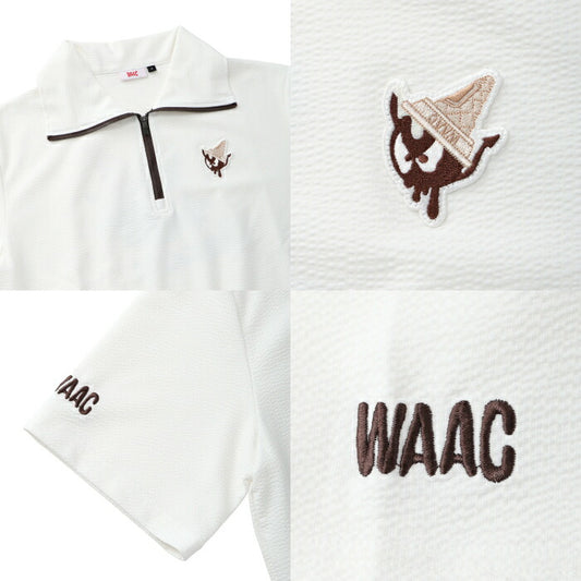 WAAC ワック ゴルフウェア レディース WOMEN ストレッチサッカー ICE CREAM WAACKYポロ 半袖 ドライな着心地 爽やかな着用感 072262095