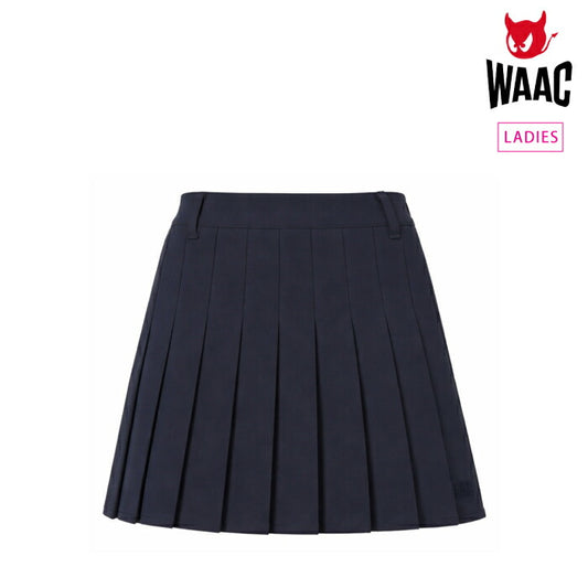 WAAC ワック ゴルフウェア レディース WOMEN ESSENTIALプリーツスカート UVカット 吸水速乾性 防透け ストレッチ インナーパンツ一体型 072262360