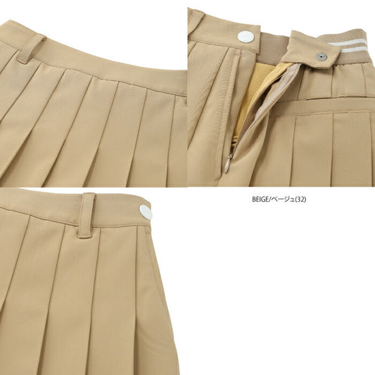 WAAC ワック ゴルフウェア レディース WOMEN ESSENTIALプリーツスカート UVカット 吸水速乾性 防透け ストレッチ インナーパンツ一体型 072262360