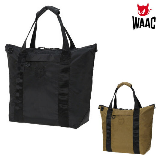 WAAC ワック ゴルフ メンズ レディース UNISEX Packable トートバッグ サブバッグ パッカブル仕様 ショルダーストラップ ポーチ袋付 コンパクト収納 シリーズ商品あり 072262820
