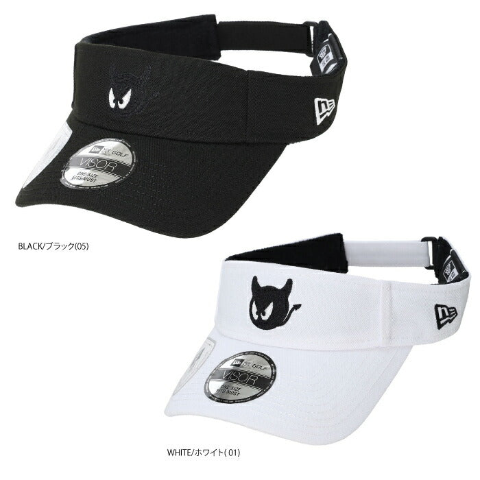 WAAC ワック ゴルフウェア メンズ レディース UNISEX NEW ERA×WAAC マーカー付きバイザー NEW ERAコラボレーション 軽量 通気性 オリジナルマーカー付 072262831