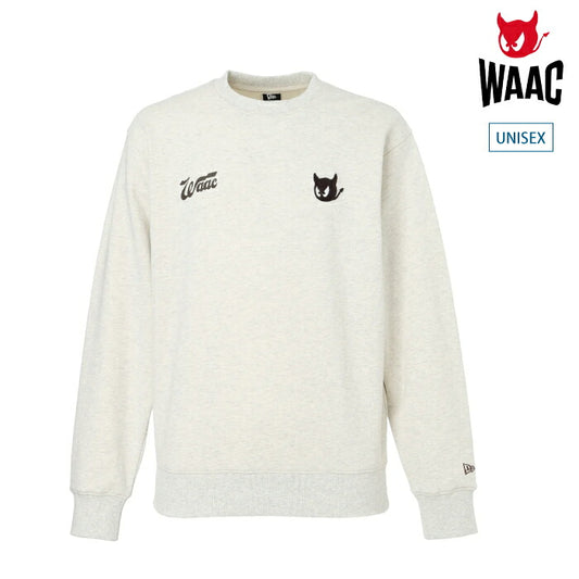 WAAC ワック ゴルフウェア メンズ レディース UNISEX クルーネックスウェット トレーナー WAAC × NEW ERAコラボ 072264016