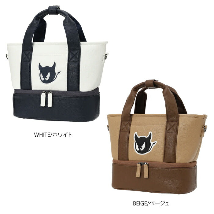 WAAC ワック ゴルフ メンズ レディース UNISEX GRAINY SYNTHETIC LEATHER 2層式カートバッグ 2WAY仕様 保冷機能付き収納スペース 収納力 機能性 シリーズ商品あり 072264801
