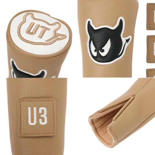 WAAC ワック ゴルフ メンズ レディース UNISEX GRAINY SYNTHETIC LEATHER UTヘッドカバー クッション性素材 トータルコーディネート シリーズ商品あり 072264862