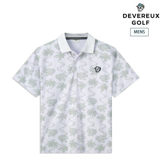 DEVEREUX GOLF デヴァローゴルフ ゴルフウェア メンズ El Jefe Polo 半袖ポロシャツ 極上の肌触り 吸水速乾性 075362005