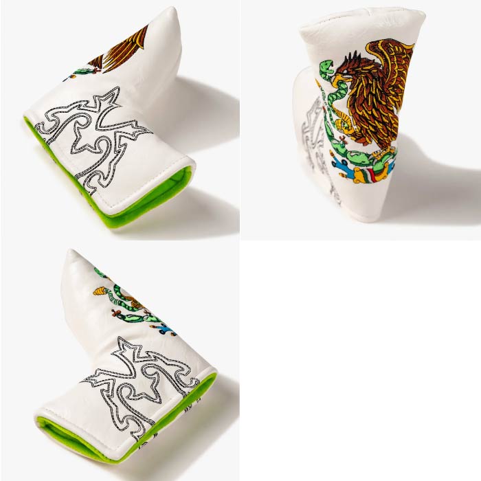 DEVEREUX GOLF デヴァローゴルフ メンズ レディース Chino Blade Putter Cover パターカバー テノチティトラン 高品質PUレザー ステッチ 存在感