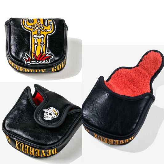 DEVEREUX GOLF デヴァローゴルフ メンズ レディース Voodoo Cactus Universal Mallet Cover マレットパターカバー プレミアム保護 高耐久 075362846