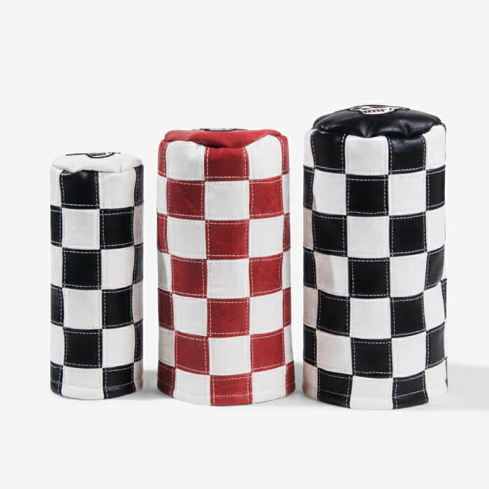 DEVEREUX GOLF デヴァローゴルフメンズ レディース Checkered Barrel Driver Cover ドライバーカバー 高耐久 プレミアムソフトライニング 075362851
