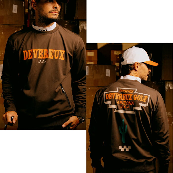 DEVEREUX GOLF デヴァローゴルフ ゴルフウェア メンズ 37.5SOUTHWEST クループルオーバー セットアップ対応 075754011