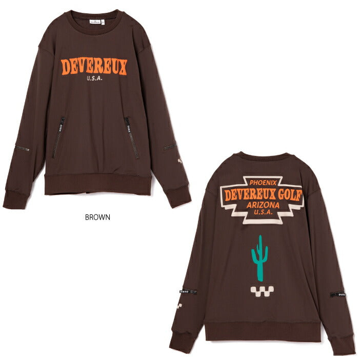 DEVEREUX GOLF デヴァローゴルフ ゴルフウェア メンズ 37.5SOUTHWEST クループルオーバー セットアップ対応 075754011