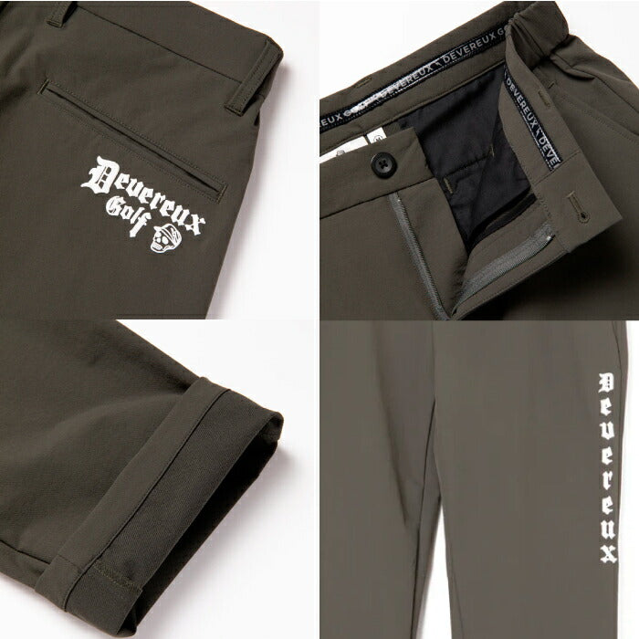 DEVEREUX GOLF デヴァローゴルフ ゴルフウェア メンズ コーデュラ4WAYボトム ロングパンツ ストレッチ性 ウエストゴム 075754406