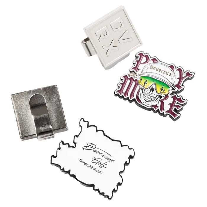 DEVEREUX GOLF デヴァローゴルフ メンズ レディース Skull Ball marker set ボールマーカーセット 075754821