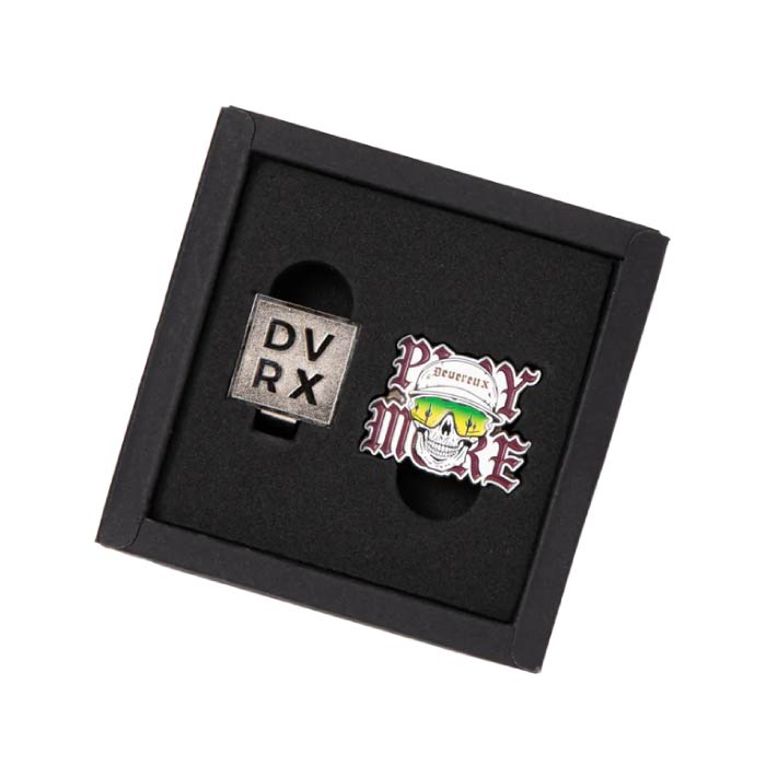 DEVEREUX GOLF デヴァローゴルフ メンズ レディース Skull Ball marker set ボールマーカーセット 075754821