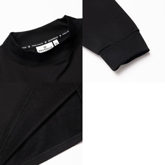 DEVEREUX GOLF デヴァローゴルフ ゴルフウェア メンズ DVG Authentic Pile MOCK TEE 長袖モックネックシャツ プルオーバー 吸水速乾性 UVカット機能 保温性 通気性 日本製 075762011
