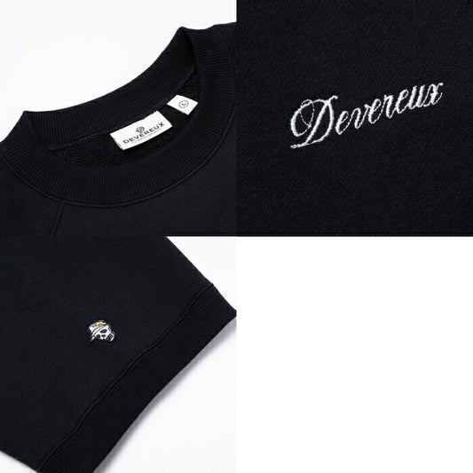 DEVEREUX GOLF デヴァローゴルフ ゴルフウェア メンズ DVG SL SWEAT 半袖スウェットシャツ 軽量 速乾性 日本製 075762013