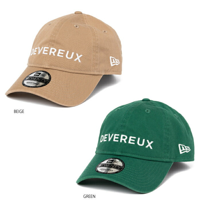 DEVEREUX GOLF デヴァローゴルフゴルフウェア メンズ レディース DVG NEWERA CAP 帽子 DEVEREUX × NEW ERA 初コラボ やや浅めシルエット 075762802