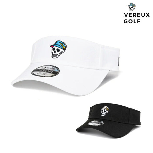 DEVEREUX GOLF デヴァローゴルフ ゴルフウェア メンズ レディース DVG × NEW ERA® VISOR サンバイザー 初コラボ 吸汗性 パイル生地 調整可能 快適 075762803