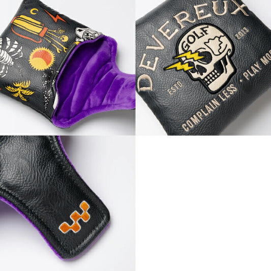 DEVEREUX GOLF デヴァローゴルフ メンズ レディース DVG OUT OF BOUNDS MALLETCOVER マレットパターカバー 高品質PUレザー使用 075762819