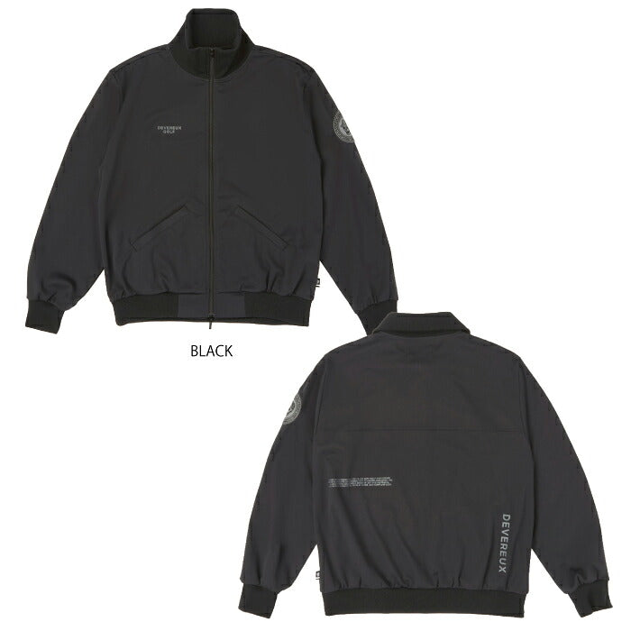 DEVEREUX GOLF デヴァローゴルフ ゴルフウェア メンズ DVG 3LAYER TRACK JACKET ブルゾン 軽量3層 高透湿 日本製 セットアップ対応 075764103