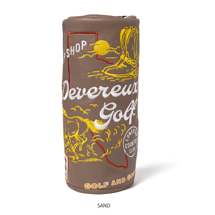 DEVEREUX GOLF デヴァローゴルフ メンズ レディース PIONEER TOWN DR BARREL COVER バレル型ドライバーヘッドカバー シリーズ商品あり 075764825