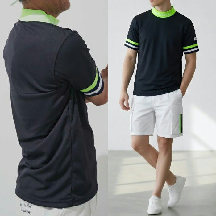 DECEMBERMAY ディセンバDECEMBERMAY ディセンバーメイ メンズ Comfortable Highneck Shirt 吸湿速乾機能 1-105-0116ーメイ メンズ Comfortable Highneck Shirt 吸湿速乾機能 1-105-0116
