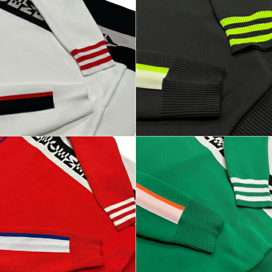 DECEMBERMAY ディセンバーメイ メンズ Stripe logo highneck knit モックネックニット 保温性 1-112-1015