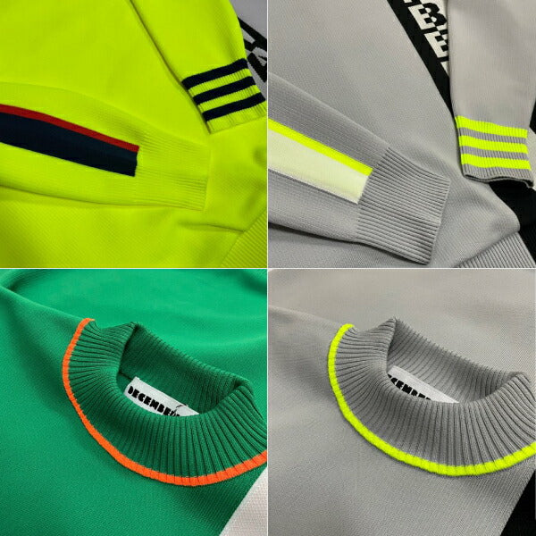 DECEMBERMAY ディセンバーメイ メンズ Stripe logo highneck knit モックネックニット 保温性 1-112-1015