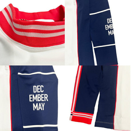 DECEMBERMAY ディセンバーメイ メンズ Hybrid cutting mock neck UVカット 接触冷感 1-205-0125