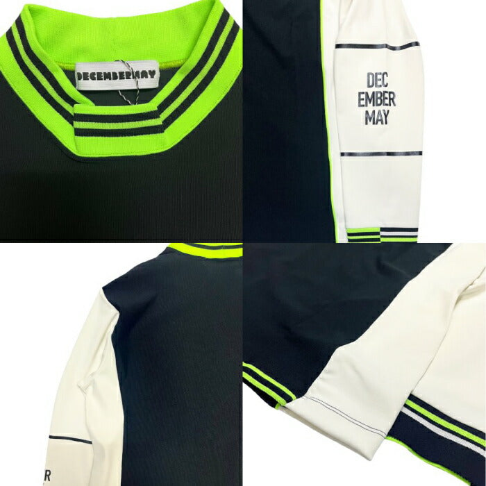 DECEMBERMAY ディセンバーメイ メンズ Hybrid cutting mock neck UVカット 接触冷感 1-205-0125