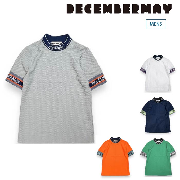ディセンバーメイ✨トップス DECEMBERMAY ディセンバーメイ メンズ Coolness Mesh mockneck