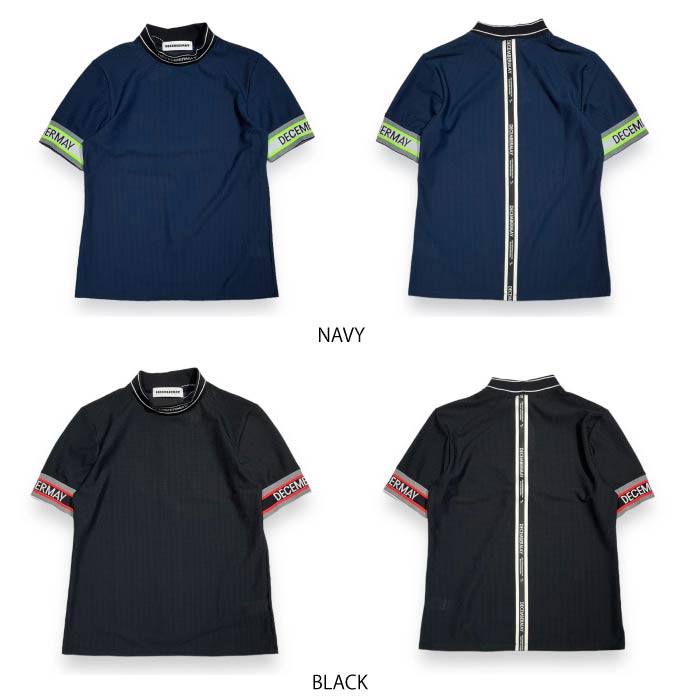 DECEMBERMAY ディセンバーメイ メンズ Coolness Mesh mockneck / MAN メッシュ構造 1-305-0132