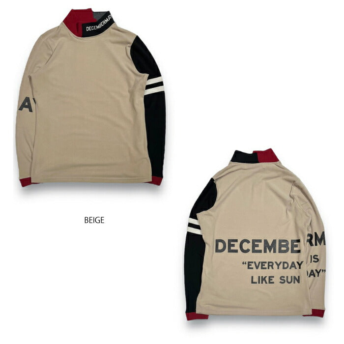DECEMBERMAY ディセンバーメイ メンズ Premierewarm mock tops 1-312-0138