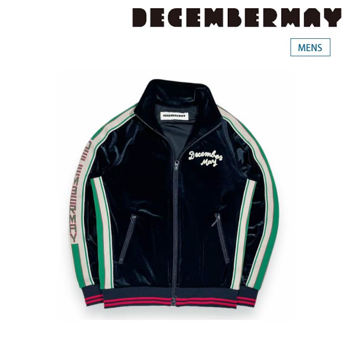 DECEMBERMAY ディセンバーメイ ゴルフウェア メンズ Warm Velours zip blouson / MAN トラックジャージ ストレッチ ウォーム感 1-312-1545