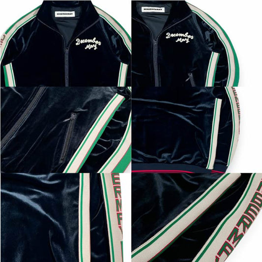 DECEMBERMAY ディセンバーメイ ゴルフウェア メンズ Warm Velours zip blouson / MAN トラックジャージ ストレッチ ウォーム感  1-312-1545