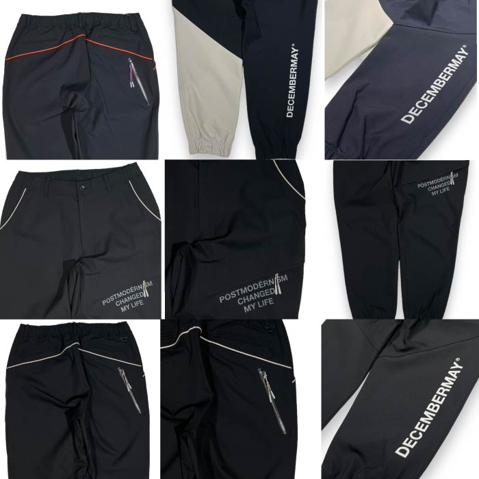 DECEMBERMAY ディセンバーメイ メンズ W-break nylon jogger pants / MAN セットアップ対応 1-312-2047