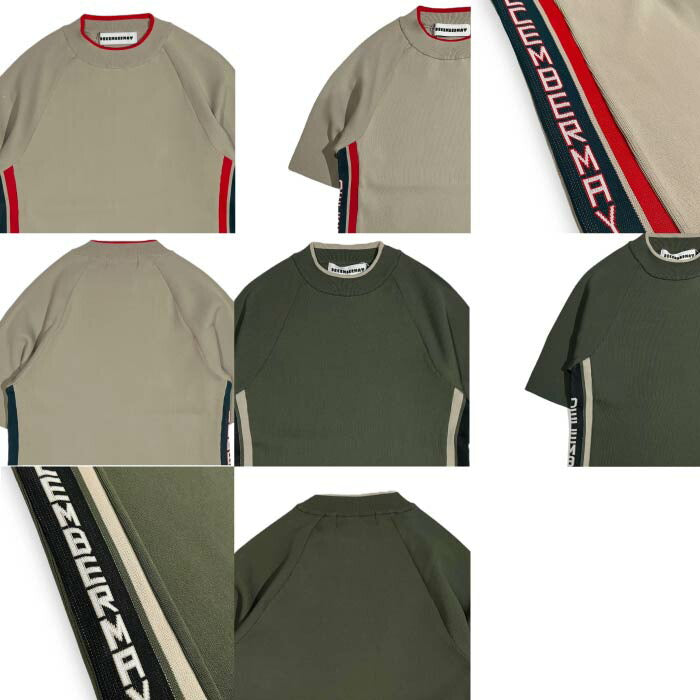 DECEMBERMAY ディセンバーメイ メンズ ゴルフウェア 半袖サマーニット Half sleeve rib knit / MEN 1-405-1026