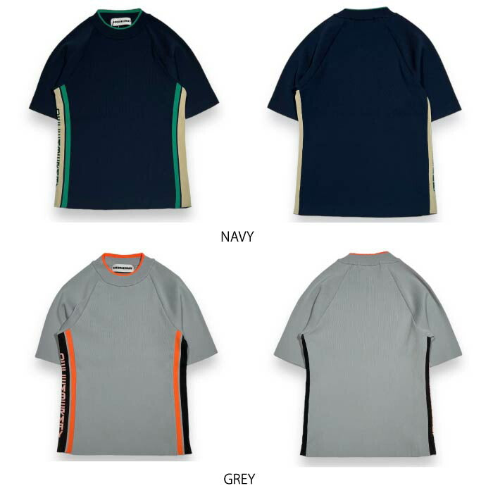 DECEMBERMAY ディセンバーメイ メンズ ゴルフウェア 半袖サマーニット Half sleeve rib knit / MEN 1-405-1026