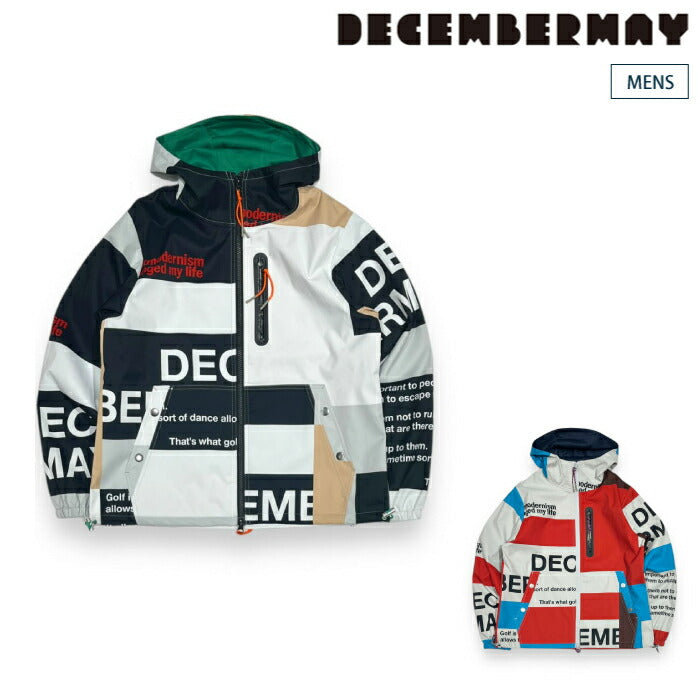 ディセンバーメイTricolor windproof Blouson / MAN DECEMBERMAY ディセンバーメイ ゴルフウェア メンズ 防風