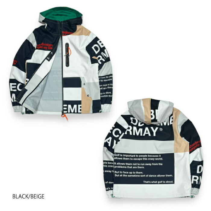 DECEMBERMAY ディセンバーメイ ゴルフウェア メンズ 防風ブルゾン Tricolor windproof Blouson / MAN 1-412-1507