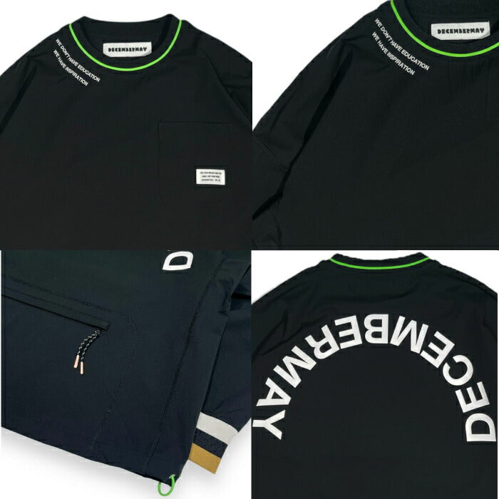DECEMBERMAY ディセンバーメイ ゴルフウェア メンズ プルオーバーナイロンジャケット Water repellent agile shirt / MAN 1-412-1550
