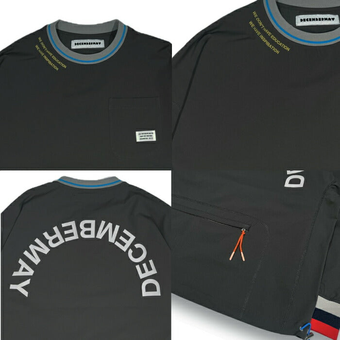 DECEMBERMAY ディセンバーメイ ゴルフウェア メンズ プルオーバーナイロンジャケット Water repellent agile shirt / MAN 1-412-1550