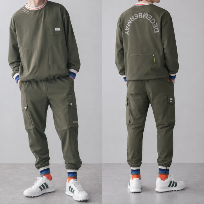 DECEMBERMAY ディセンバーメイ ゴルフウェア メンズ プルオーバーナイロンジャケット Water repellent agile shirt / MAN 1-412-1550