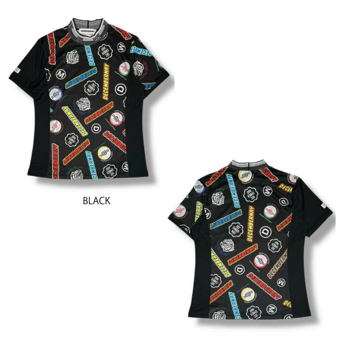 DECEMBERMAY ディセンバーメイ ゴルフウェア メンズ モックネックシャツ Livelimix mock neck shirt/ MEN 清涼感 吸湿速乾 防透 UV 高機能素材 1-505-0155