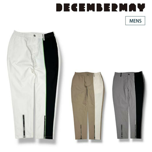 DECEMBERMAY ディセンバーメイ ゴルフウェア メンズ ロングパンツ Bi-color logo long pants/ MAN オールシーズン 1-505-2053