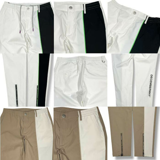 DECEMBERMAY ディセンバーメイ ゴルフウェア メンズ ロングパンツ Bi-color logo long pants/ MAN オールシーズン 1-505-2053