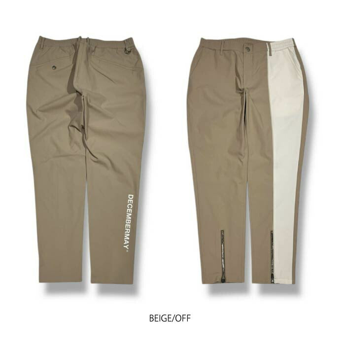 DECEMBERMAY ディセンバーメイ ゴルフウェア メンズ モックネック Bi-color logo long pants/ MAN オールシーズン 1-505-2053