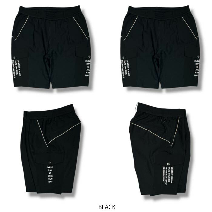 DECEMBERMAY ディセンバーメイ ゴルフウェア メンズ Coolness mesh cargo shorts/ MAN カーゴショートパンツ 吸水速乾 防シワ 1-505-2110