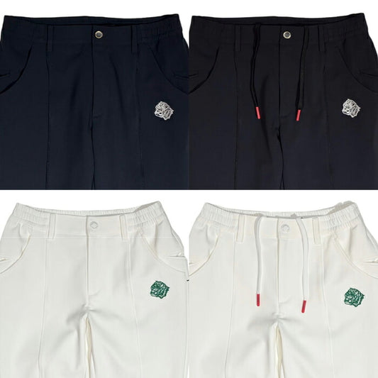 DECEMBERMAY ディセンバーメイ ゴルフウェア メンズ Side pocket comfortable pants MEN タイトフィットシルエットロングパンツ 吸水速乾性 接触冷感 防透け UVカット効果 ハイテンションストレッチ シワになりにくい 1-605-2061